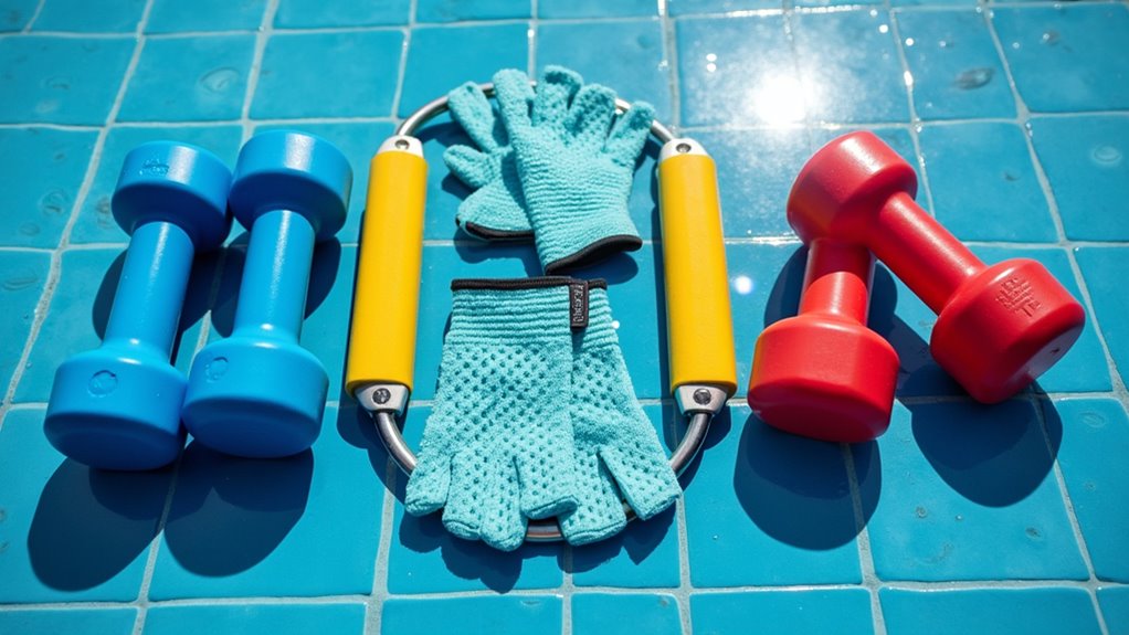 beginner s pool resistance training gear