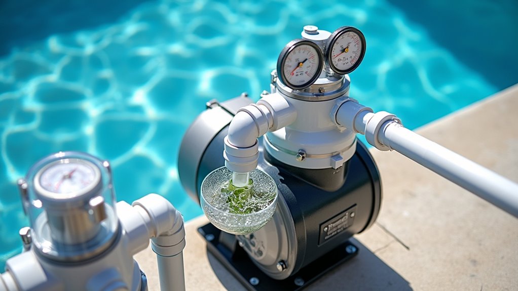 centrifugal pool pump water circulation