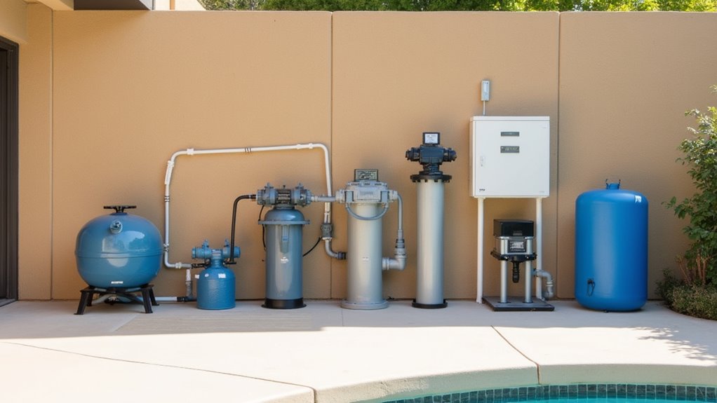 efficient pool equipment layout optimization