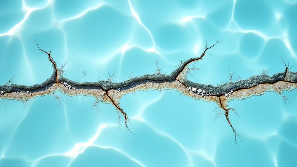 pool crack causes summarized