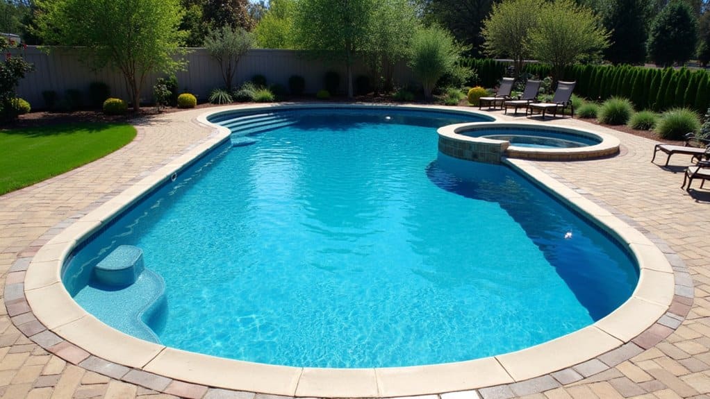 precise pool layout design specifications