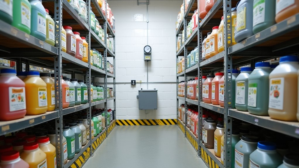 proper chemical storage safety protocols