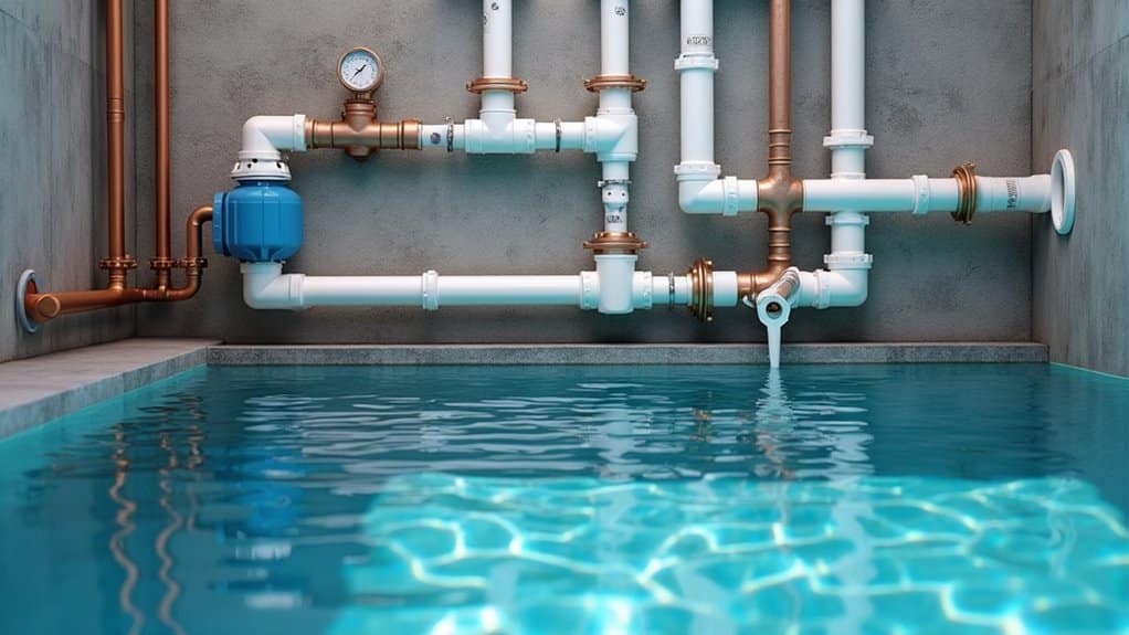 sophisticated efficient secure pool plumbing systems