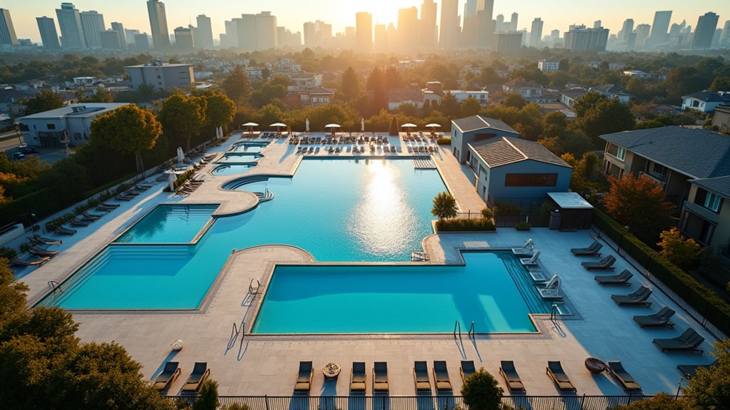 sustainable wellness focused efficient year round pools