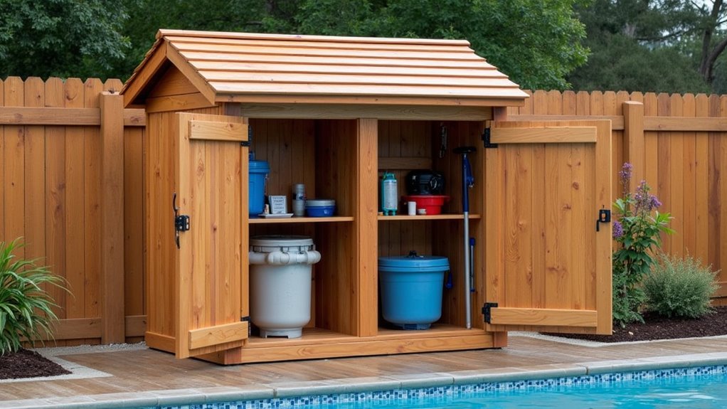 weatherproof durable lockable outdoor storage cabinet