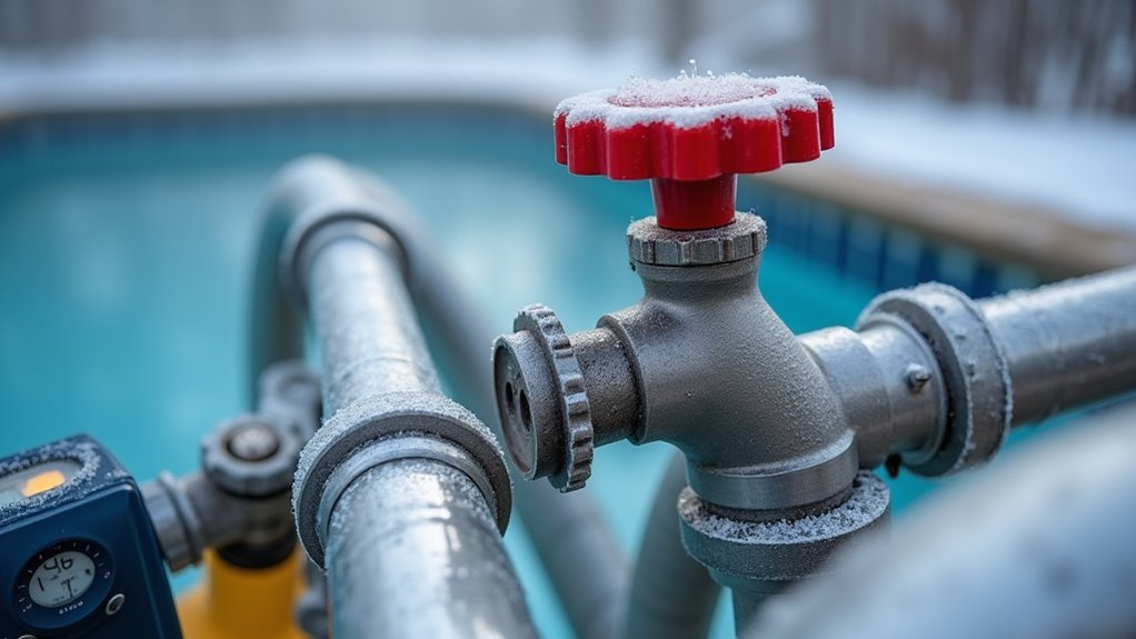 winterize pool plumbing infrastructure thoroughly