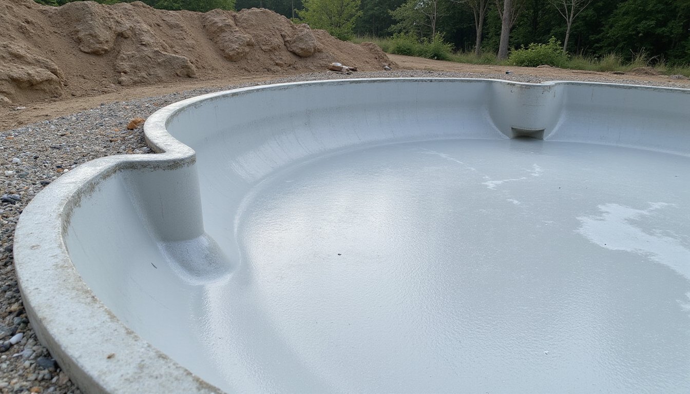 crucial curing period for gunite pools
