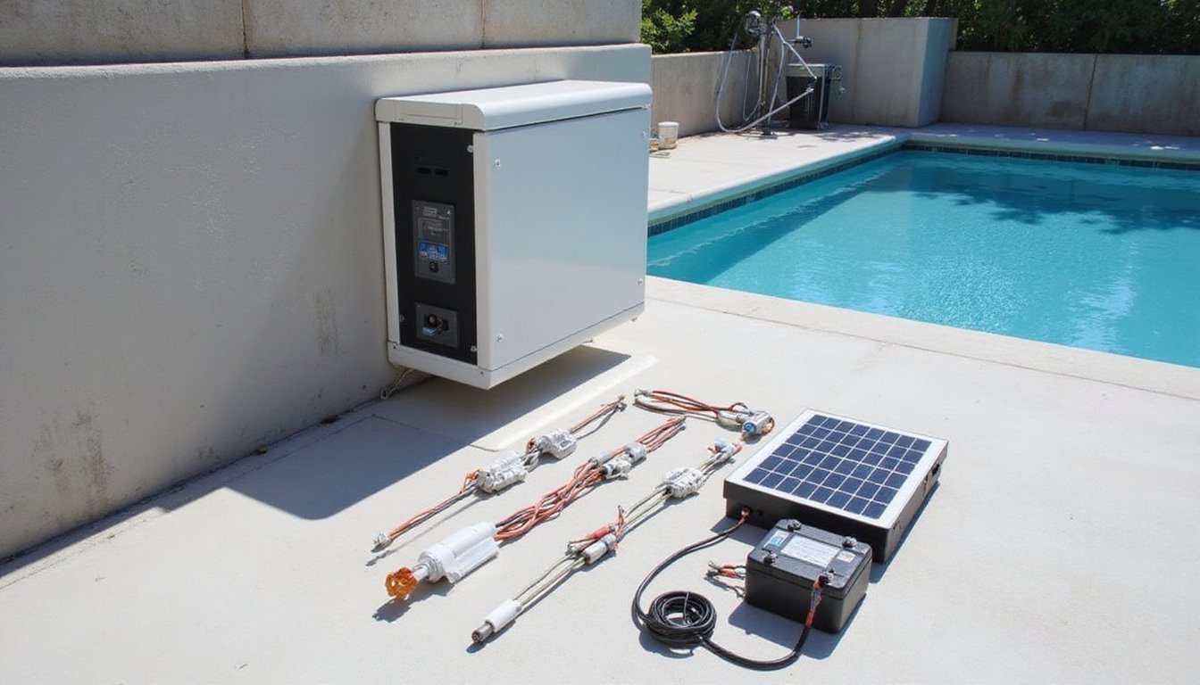 pool equipment storage solutions