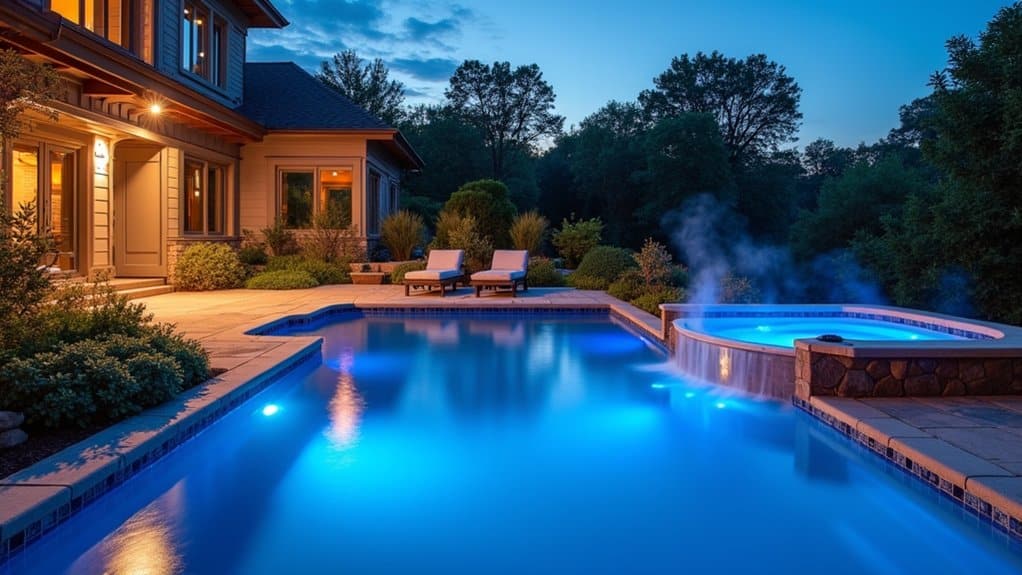 elevated poolside wellness experience