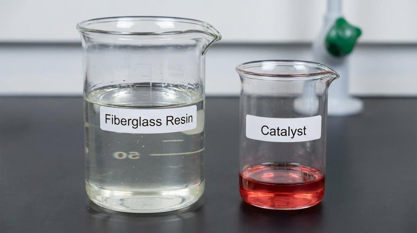 catalysts drive fiberglass resin polymerization