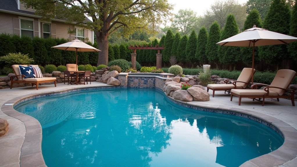 functional elegant backyard pool spa builder s