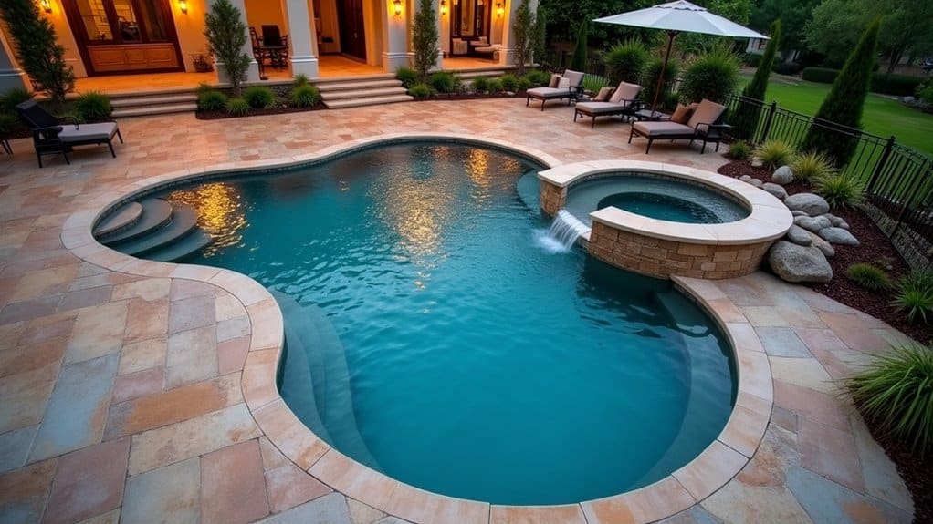 premium pool spa materials