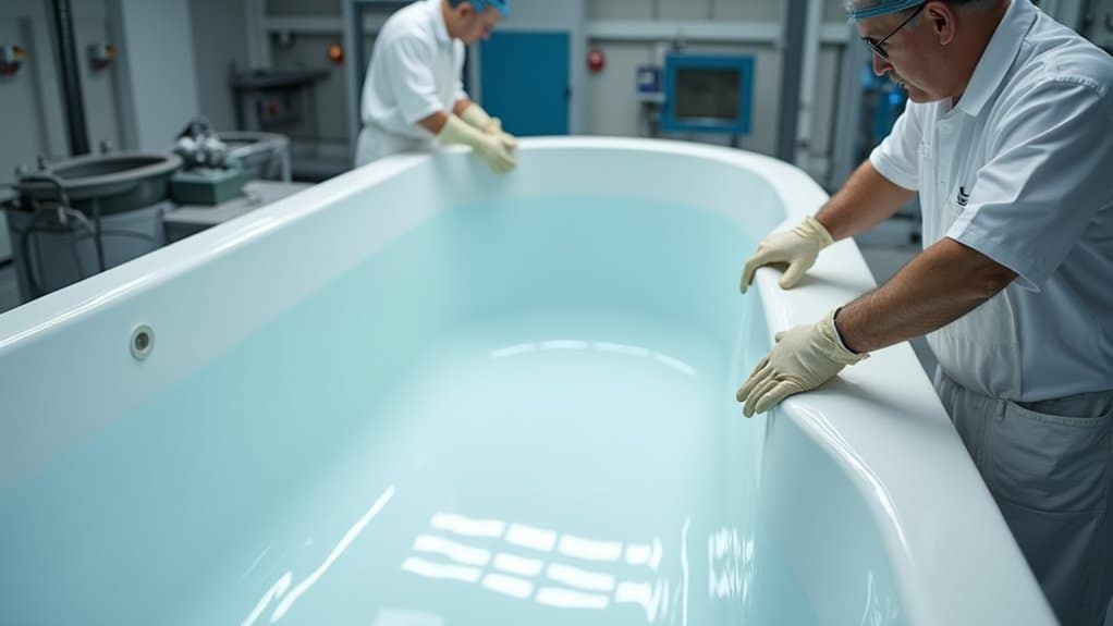 quality controlled pool fabrication