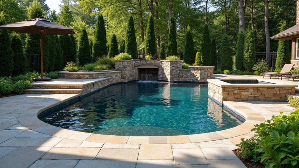 residential pool and spa design