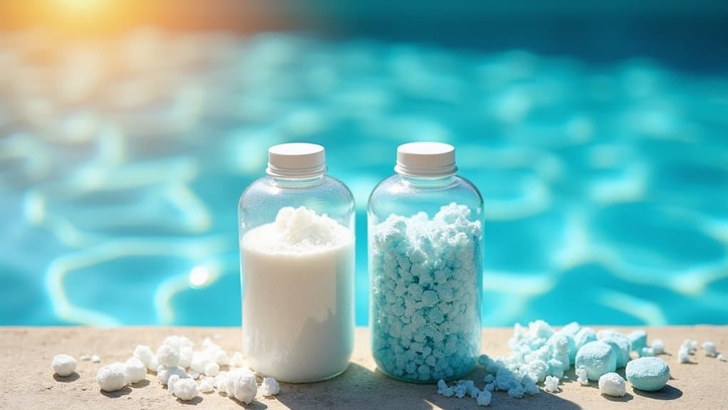 chlorine shock vs non chlorine maintenance choice