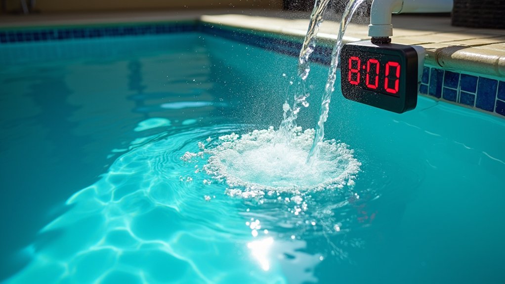 circulate shock to eliminate contaminants