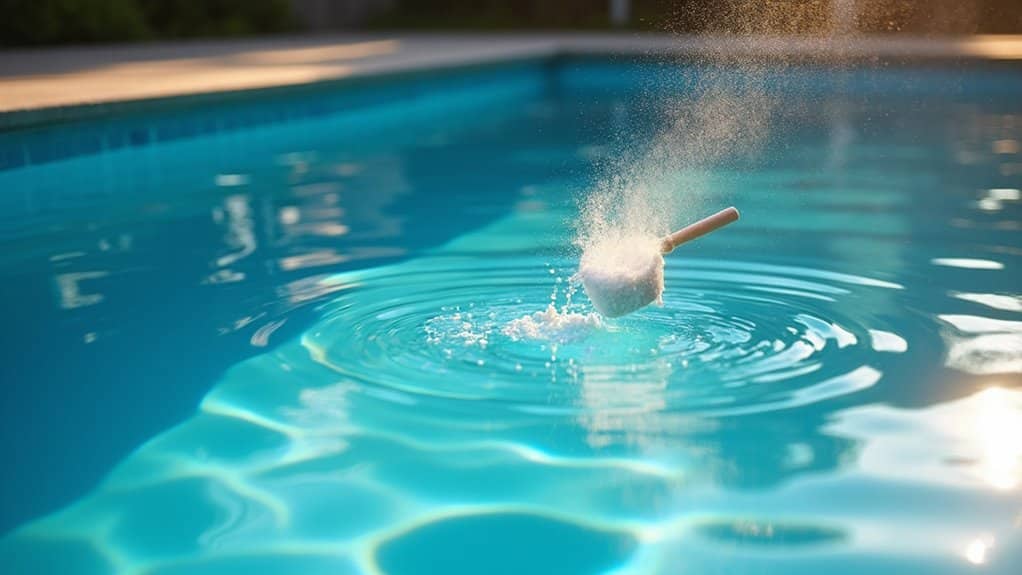 daytime pool shocking inefficient due uv