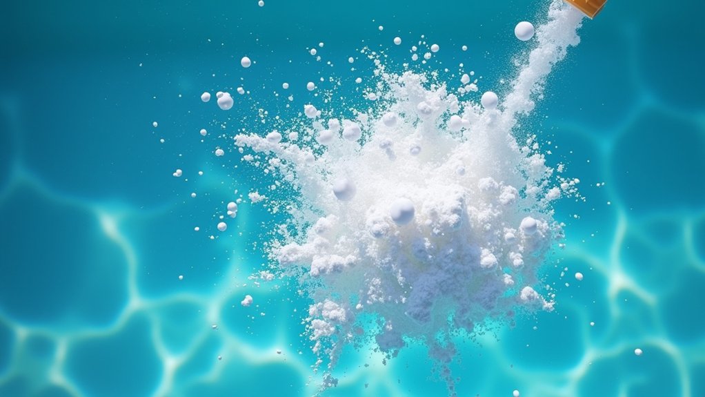 pool flocculant application safety