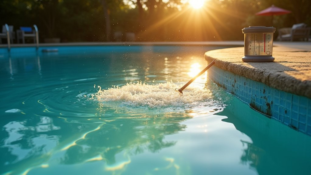 pool shock timing matters