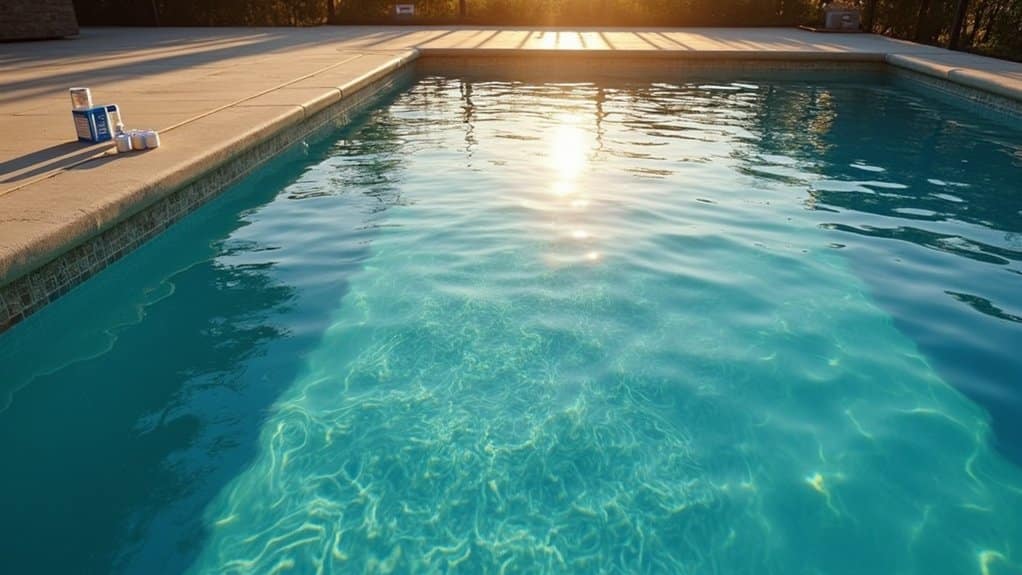 signs indicating pool shock