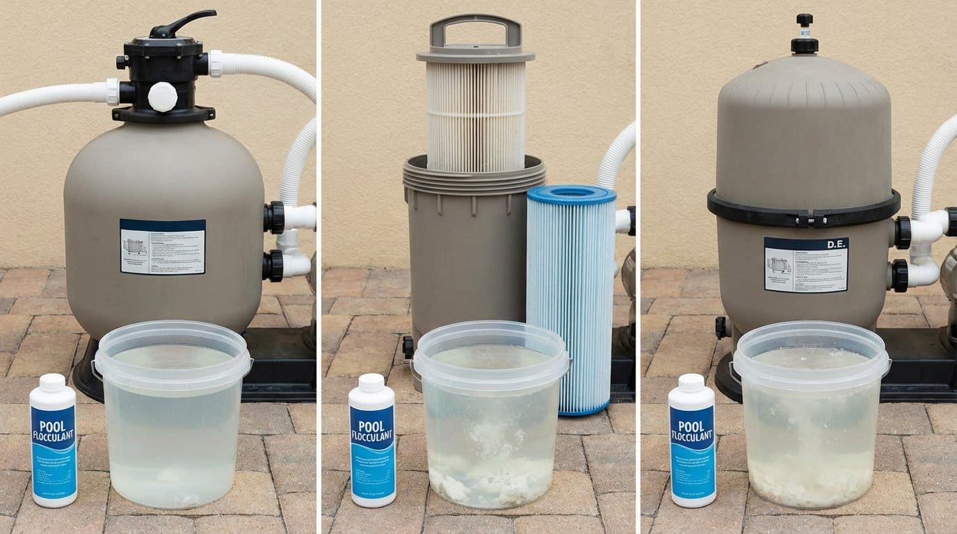 filter type determines flocculant compatibility