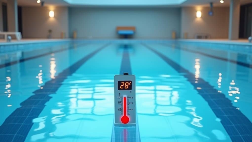 competitive swimming temperature standards regulated