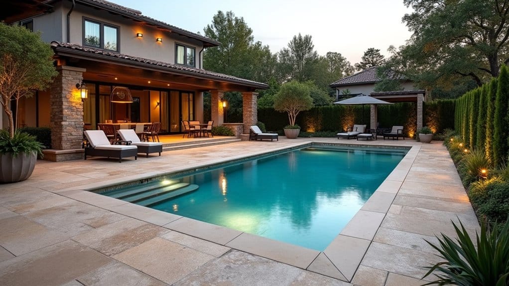 durable slip resistant natural looking pool deck