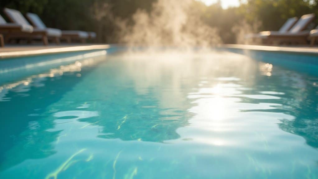 warmer recreational swimming pool temperatures