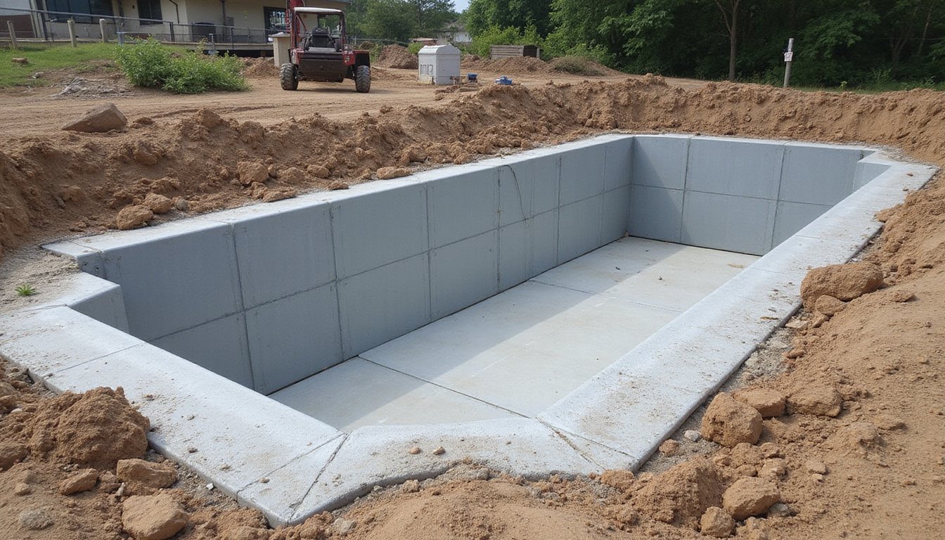 concrete footing for stability