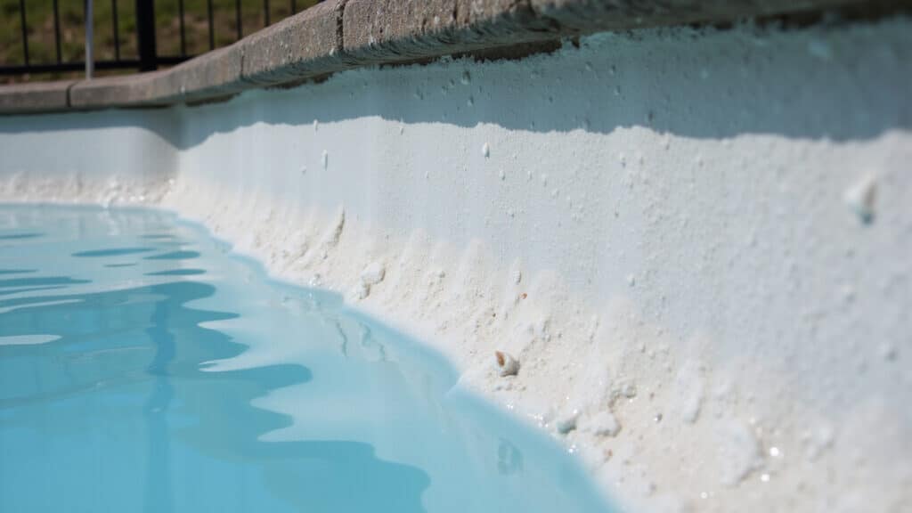 fast calcium scale on pools