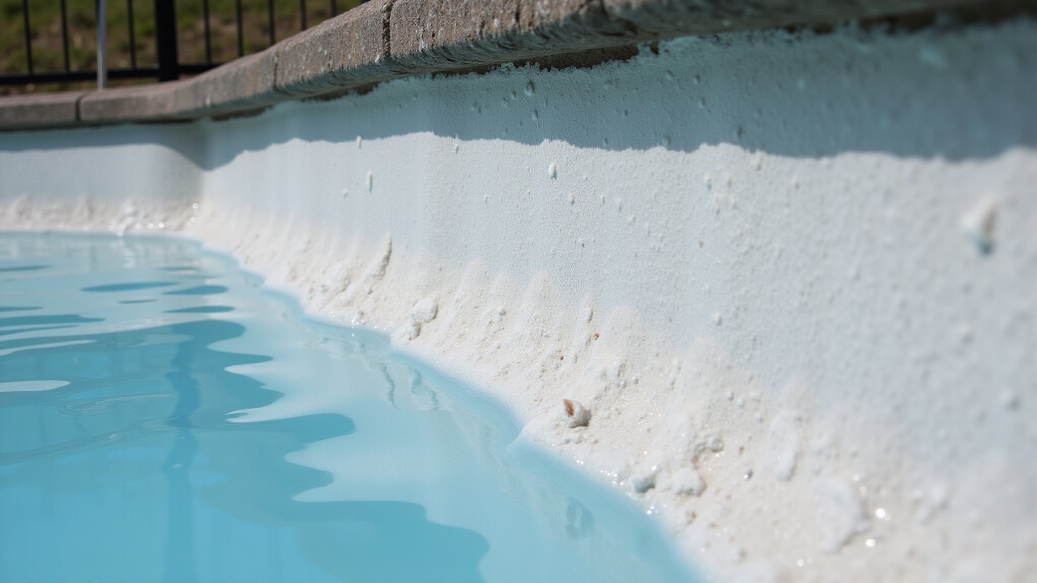 fast calcium scale on pools