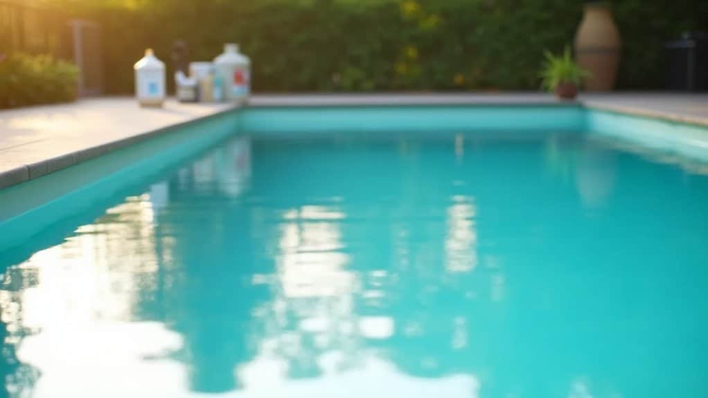 fiberglass pool lower chemical costs