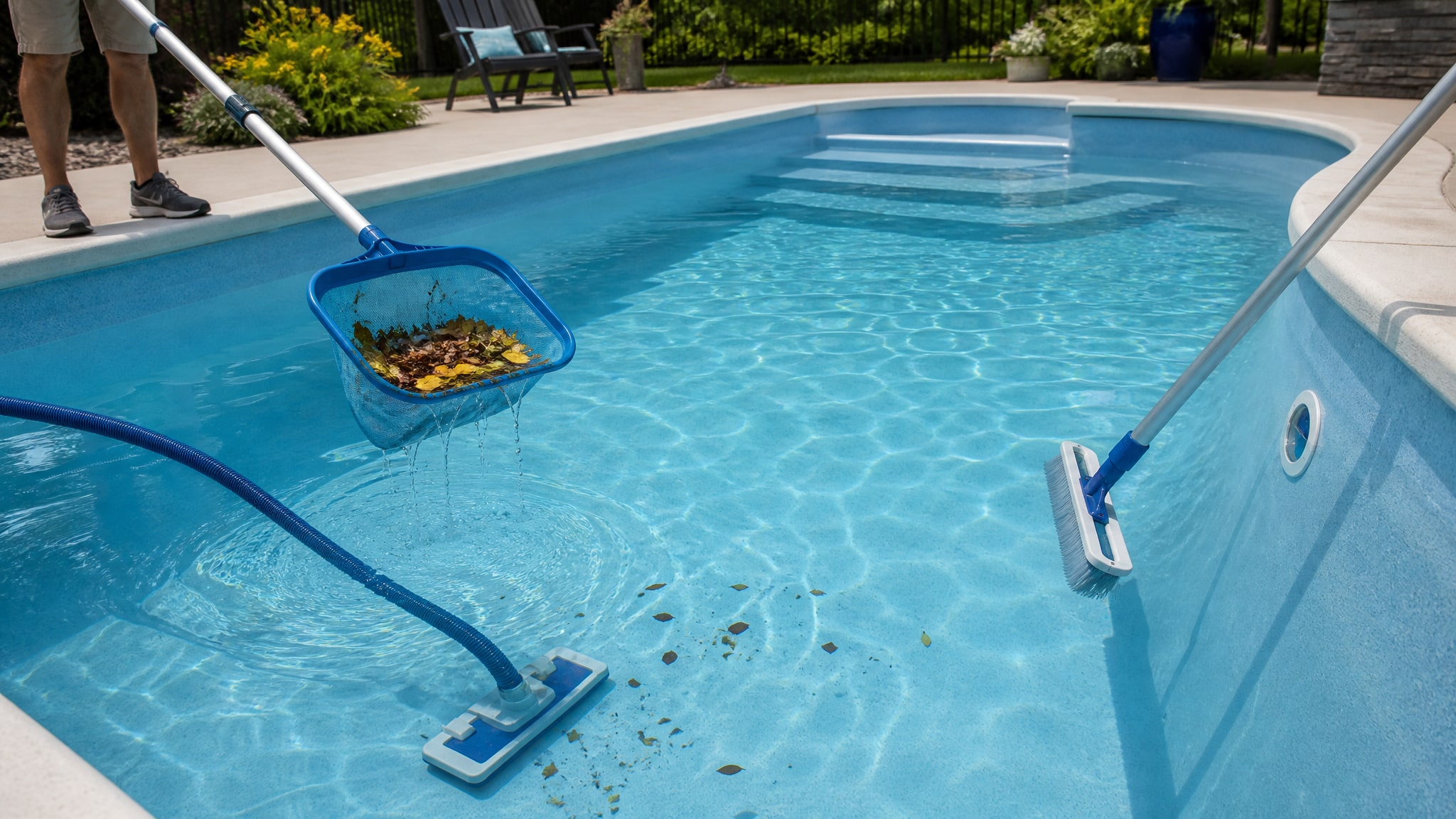 skim brush vacuum in order