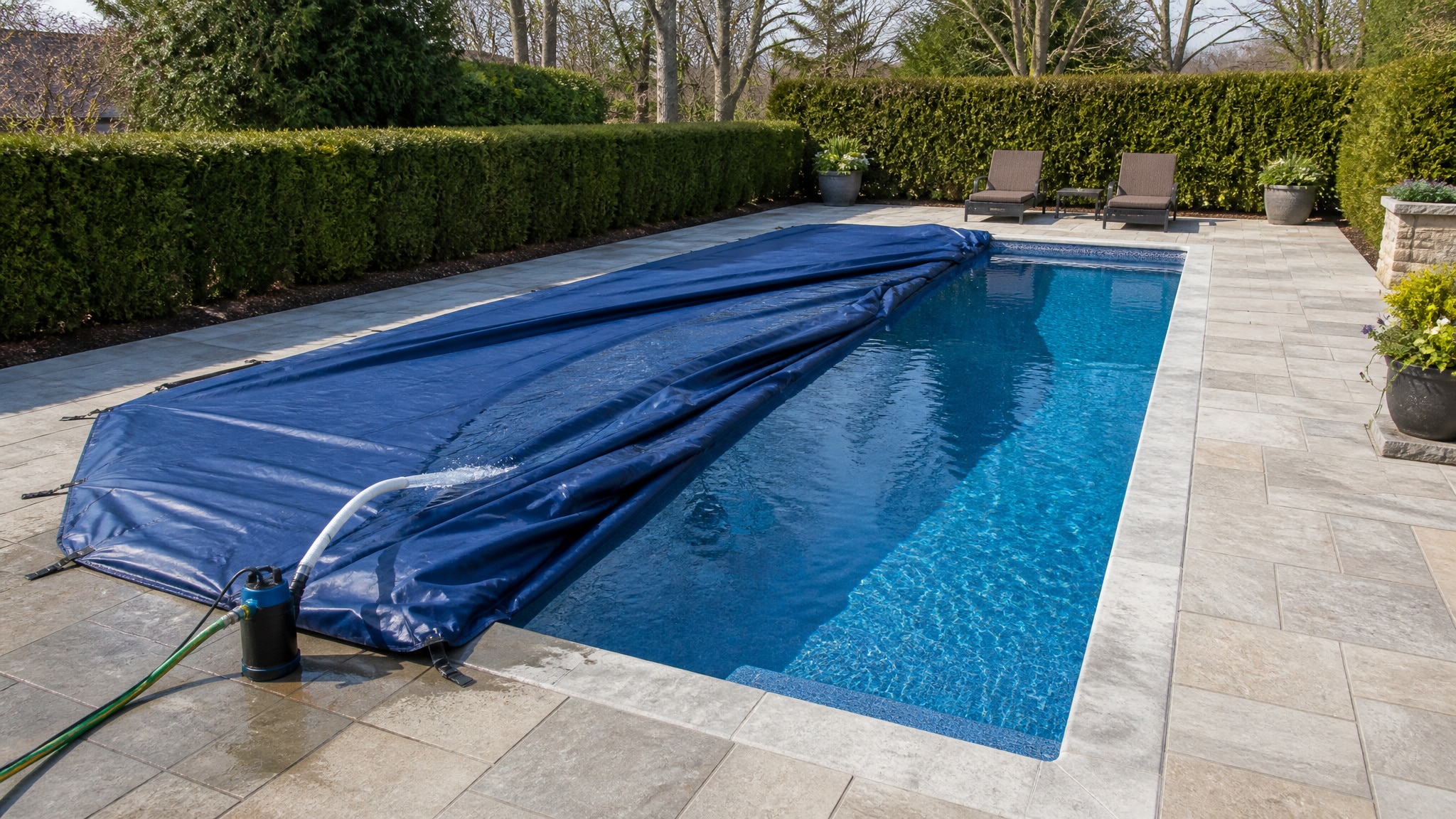 clear standing water remove cover
