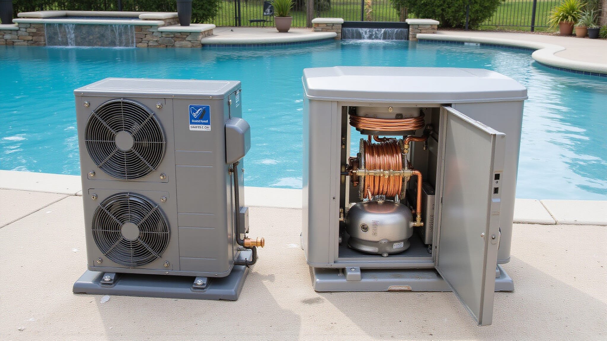 heat pumps vs gas pool heating