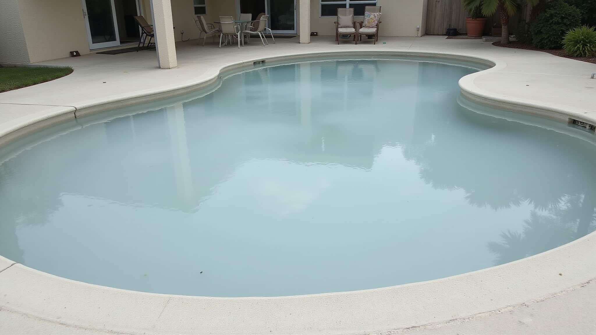 calcium hardness milky pool