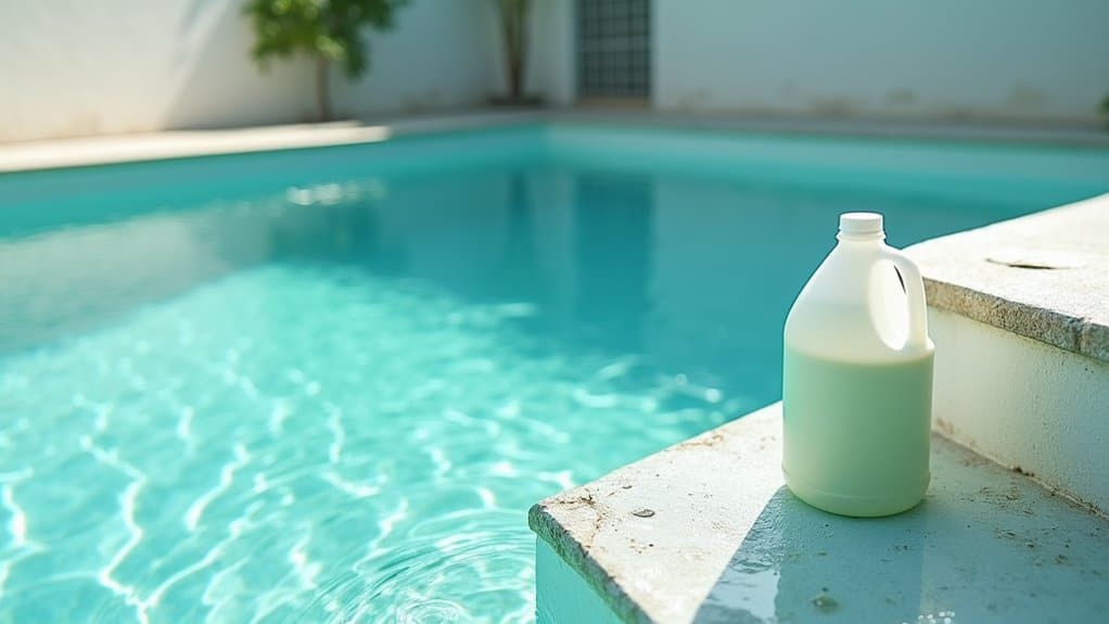 dose 6 bleach for algae