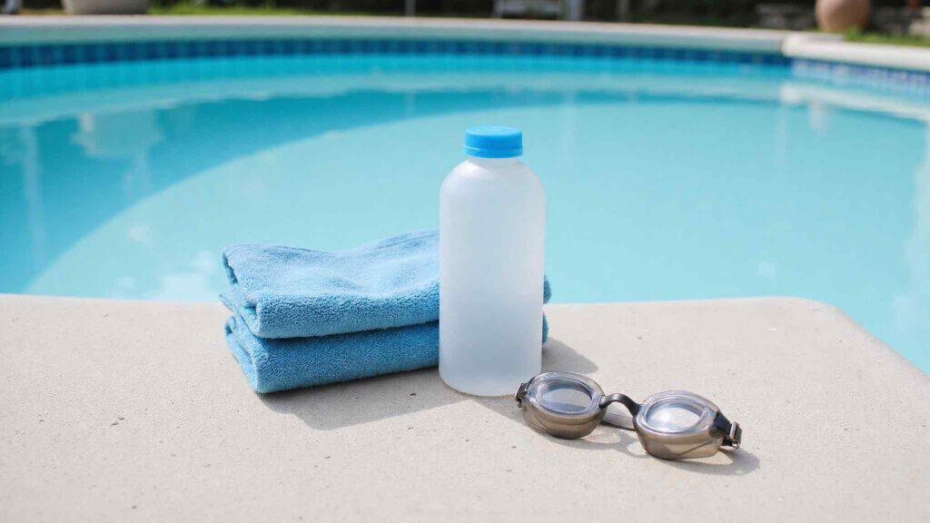 swimming safely despite high alkalinity