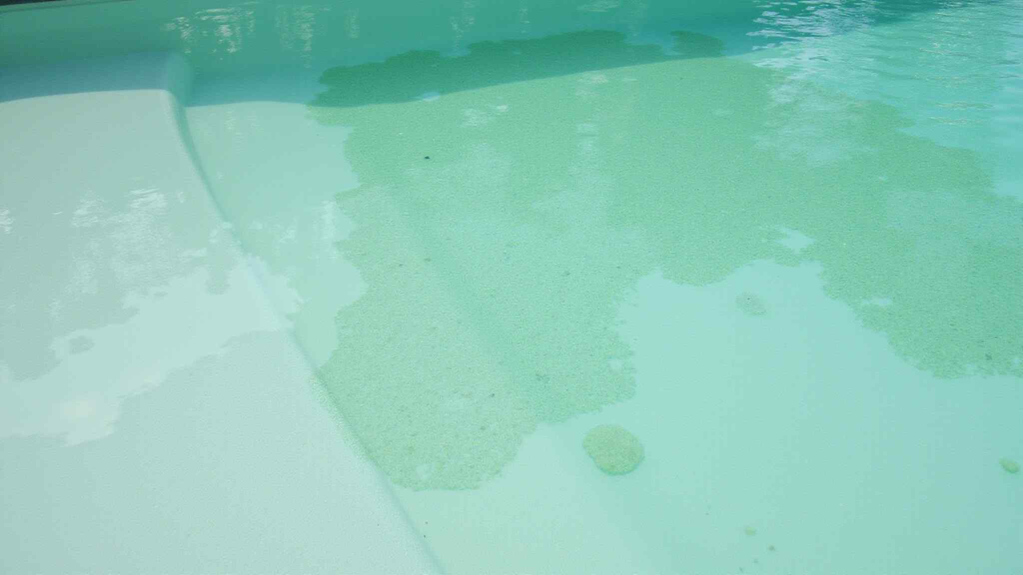 copper causes clear green tint